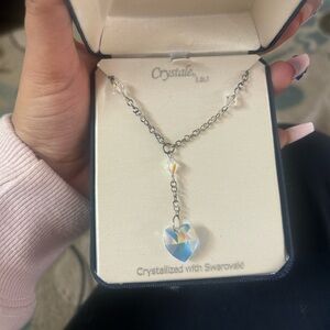 Silver Chrystal Necklace